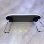 زير دستي تاشو پايه استيل سفید