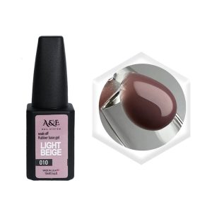 رابر بیس (لمینت) کاشت ناخن لايت بژ ای اند ای A&E