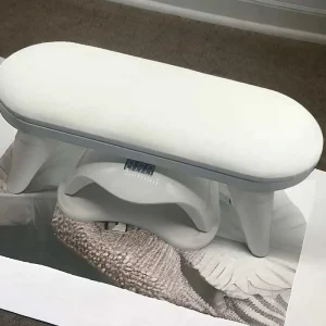 زير دستي بدون طرح سفید درجه يك ناخن