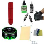 پک کامل دستگاه تاتو بدن پن راكت ۶ مکس